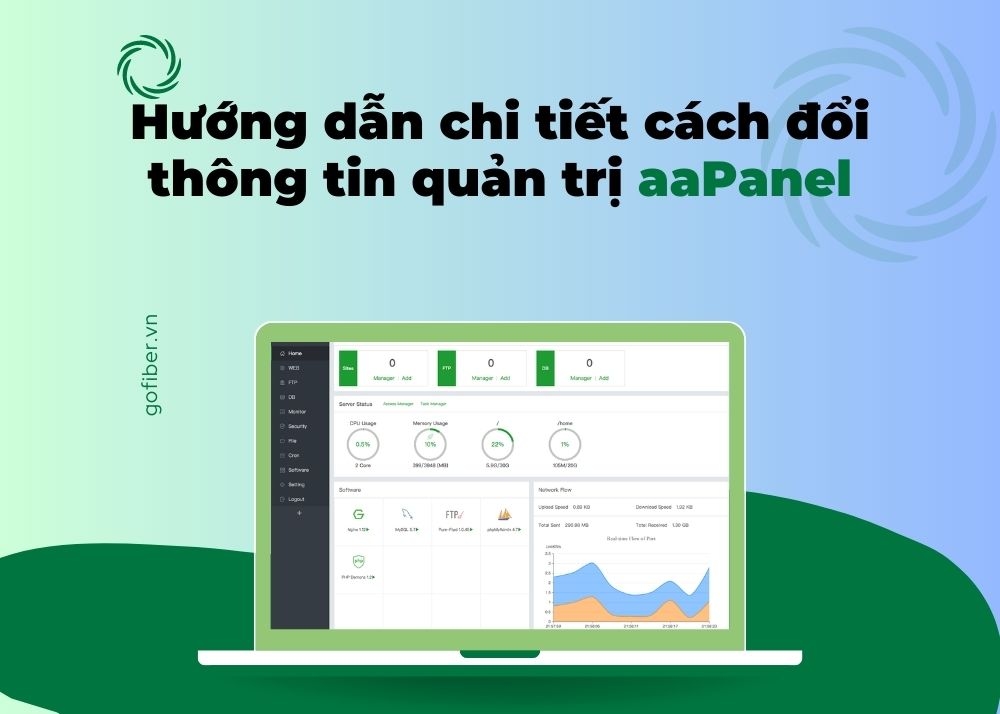 Hướng dẫn chi tiết cách đổi thông tin quản trị aaPanel