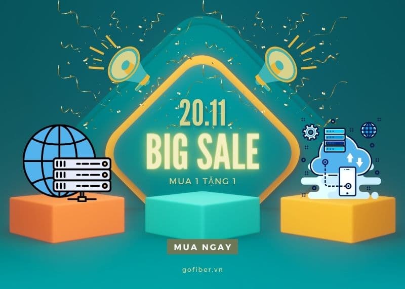 Tri ân ngày Nhà giáo Việt Nam 20/11 - Ưu đãi mua 1 tặng 1 dịch vụ hosting, VPS 