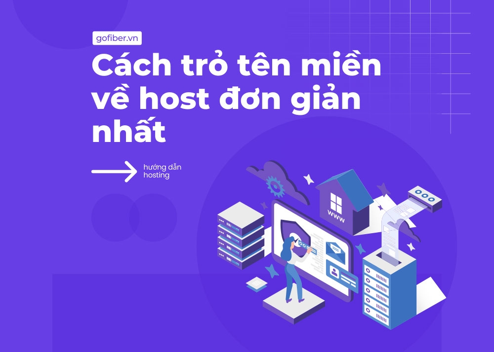 Cách trỏ tên miền về host đơn giản nhất